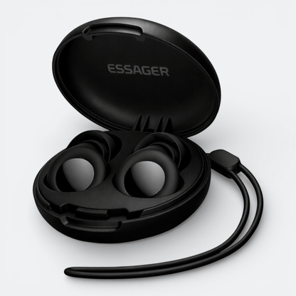 Bouchon d’Oreille en Silicone Noir - | AïtaVia