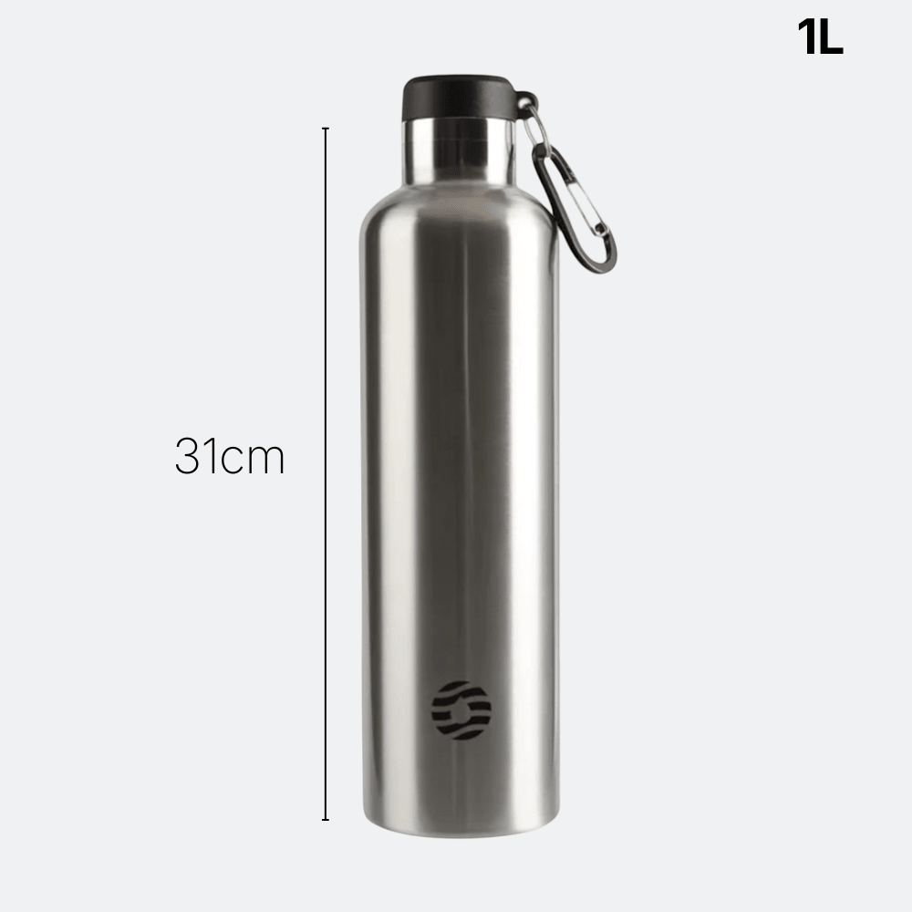 Bouteille Isotherme Inox Bleu Cristal - | AïtaVia