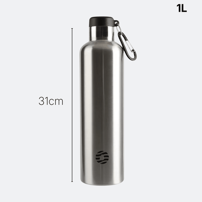 Bouteille Isotherme Inox Bleu Cristal - | AïtaVia