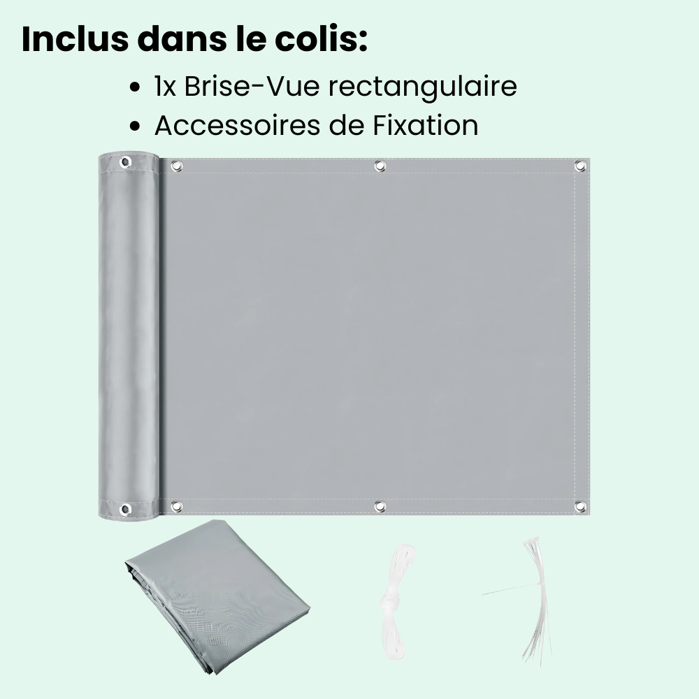 Brise-Vue Balcon - Protection Solaire Imperméable