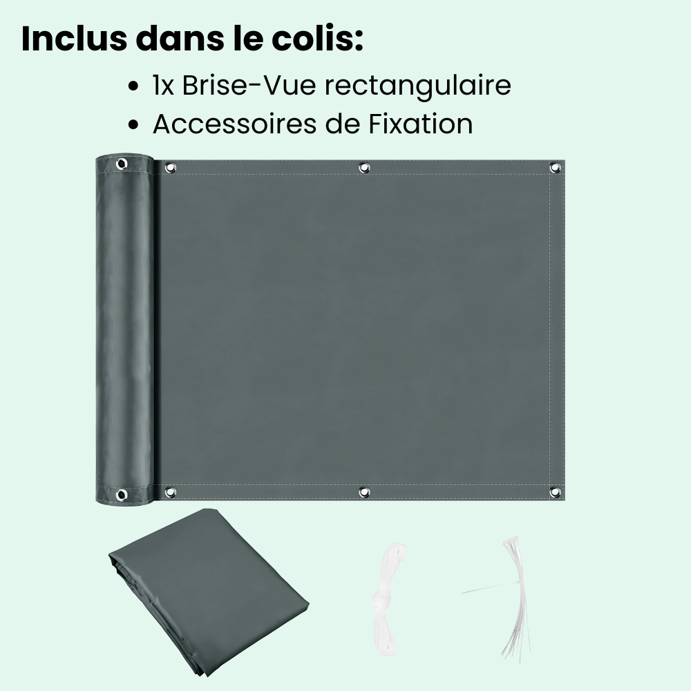 Brise-Vue Balcon - Protection Solaire Imperméable