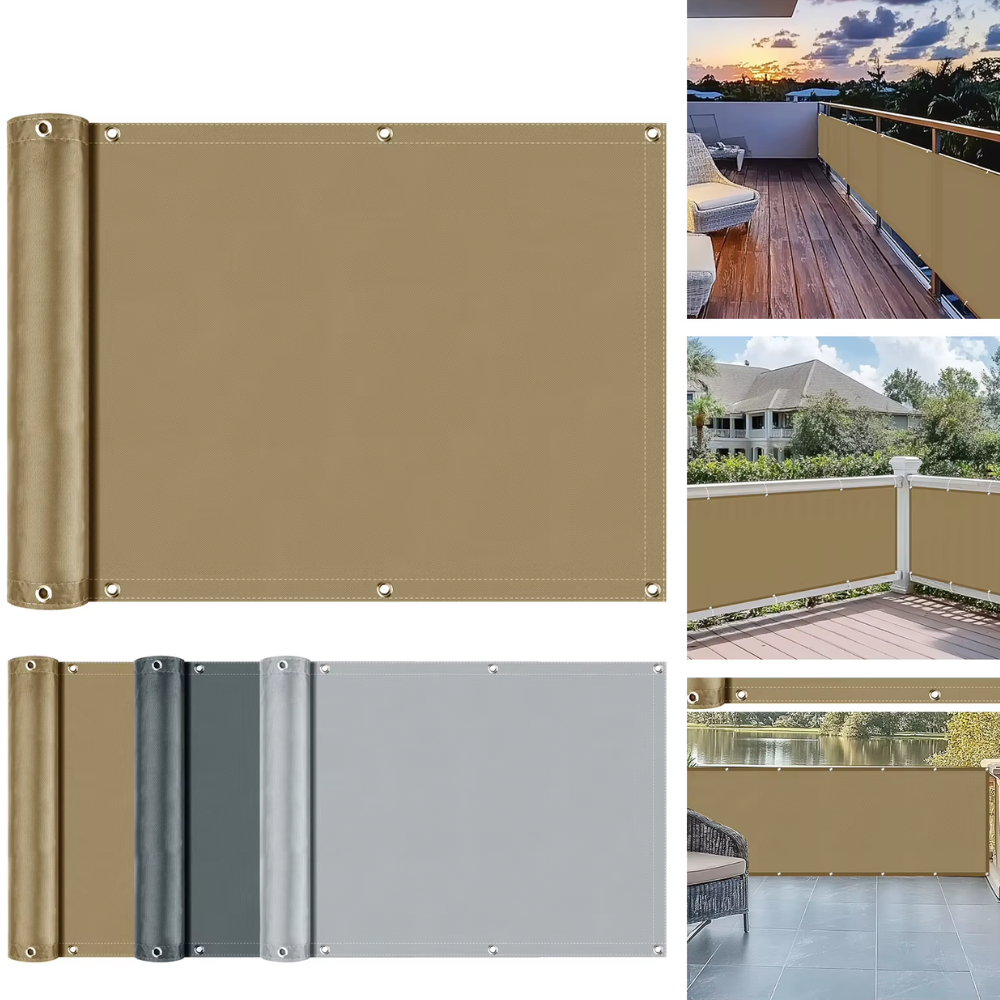 Brise-Vue Balcon - Protection Solaire Imperméable