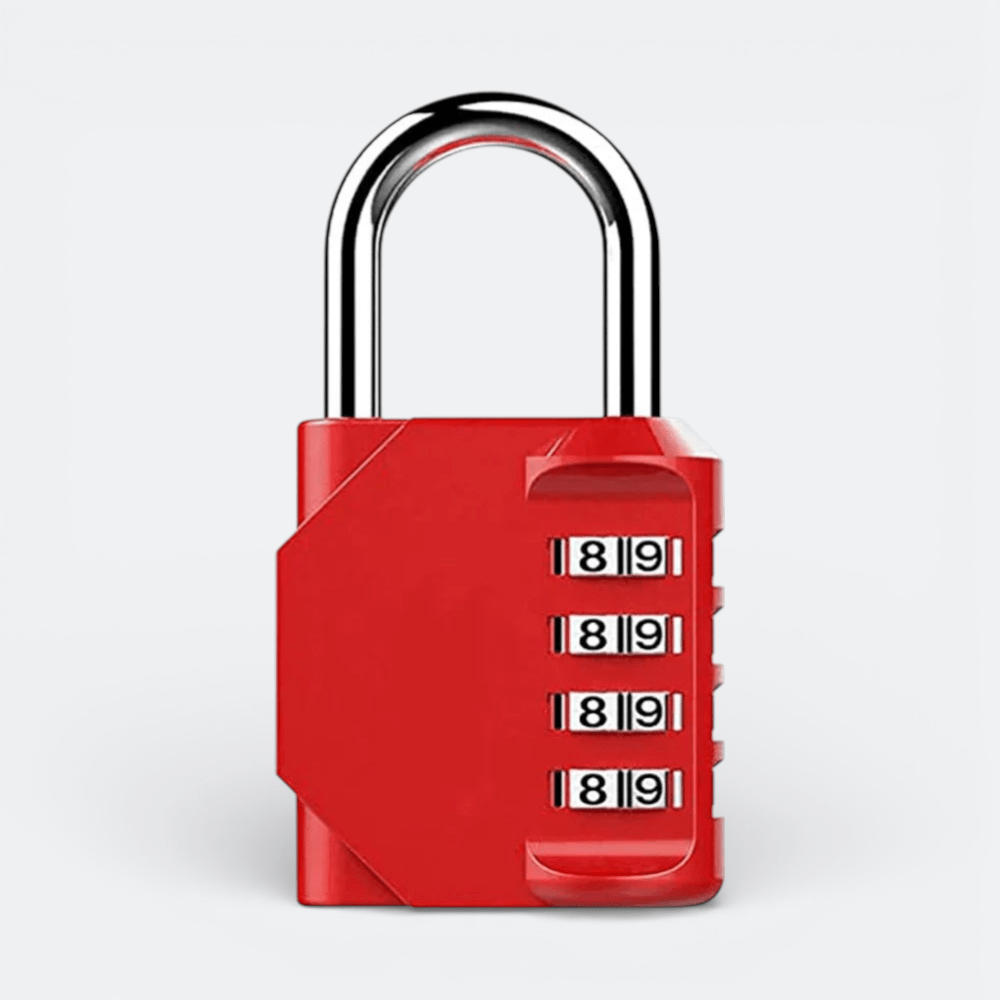 Cadenas Code 4 Chiffres Valise Rouge Vif - | AïtaVia