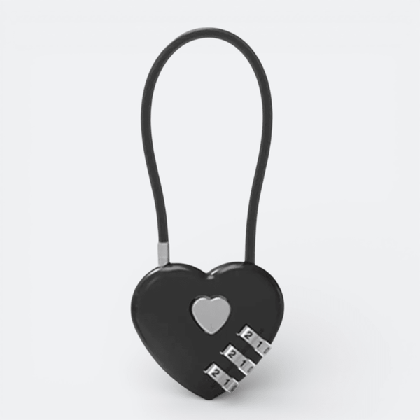 Cadenas Valise 3 Chiffres Noir Charbon - | AïtaVia