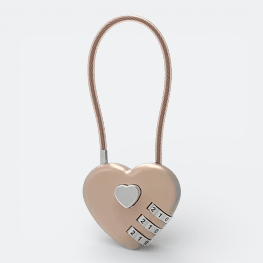 Cadenas Valise 3 Chiffres Sable Rosé - | AïtaVia