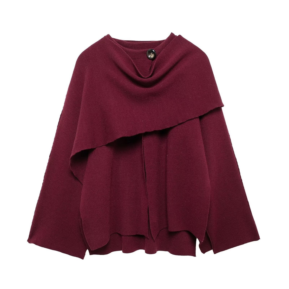 Cape Écharpe Asymétrique Femme – Élégance Oversize et Confort Chic