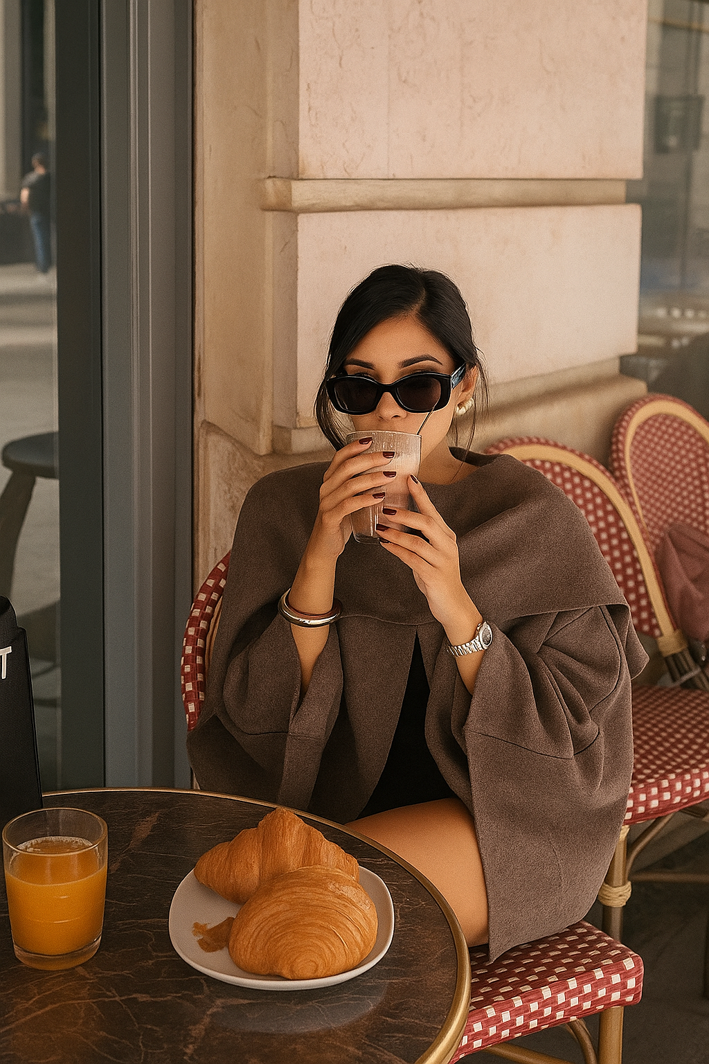 Cape Écharpe Asymétrique Femme – Élégance Oversize et Confort Chic