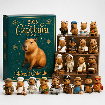 Calendrier de l'Avent 2026 capybara avec 24 figurines surprises