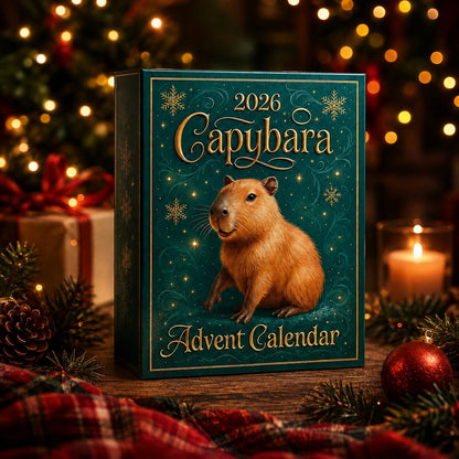 Calendrier de l'Avent 2026 capybara avec 24 figurines surprises