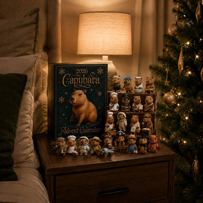 Calendrier de l'Avent 2026 capybara avec 24 figurines surprises