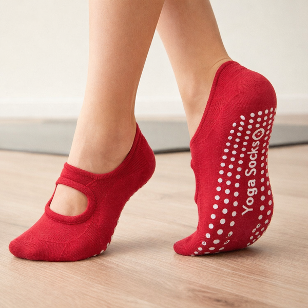 Chaussettes basses de Pilates antidérapantes pour femmes
