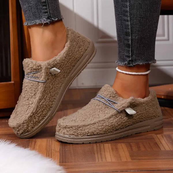 Chaussons Femme Ultra Doux et Chaleureux – Confort Intérieur & Extérieur