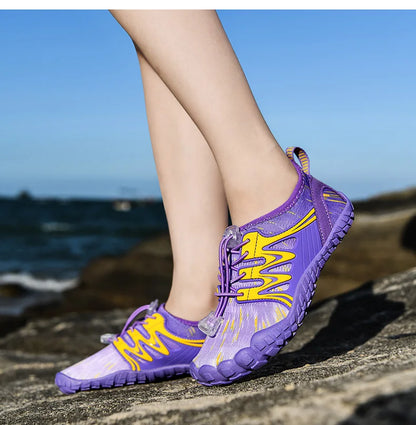 Chaussures Pieds Nus d'Eau pour Enfants et Femmes - Confort Aquatique