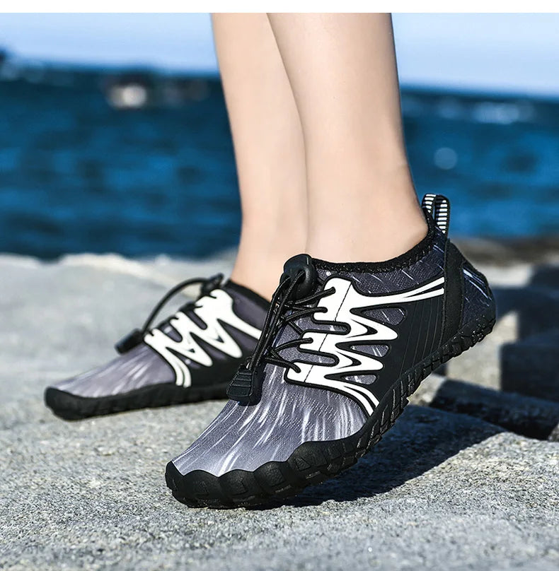 Chaussures Pieds Nus d'Eau pour Enfants et Femmes - Confort Aquatique