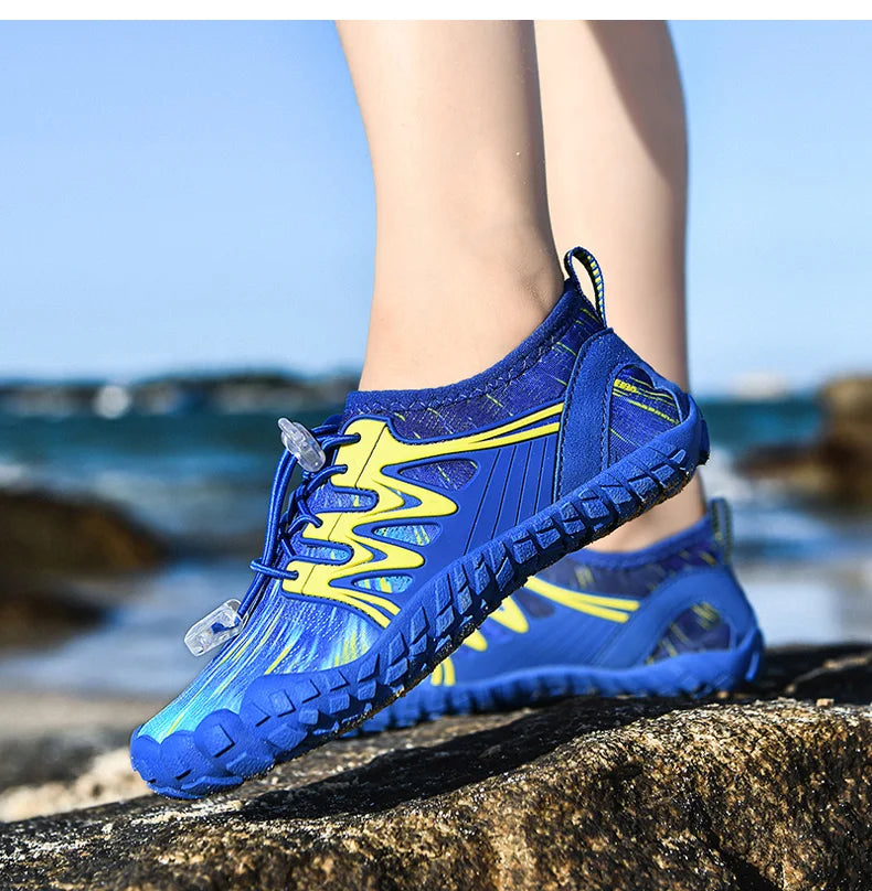 Chaussures Pieds Nus d'Eau pour Enfants et Femmes - Confort Aquatique