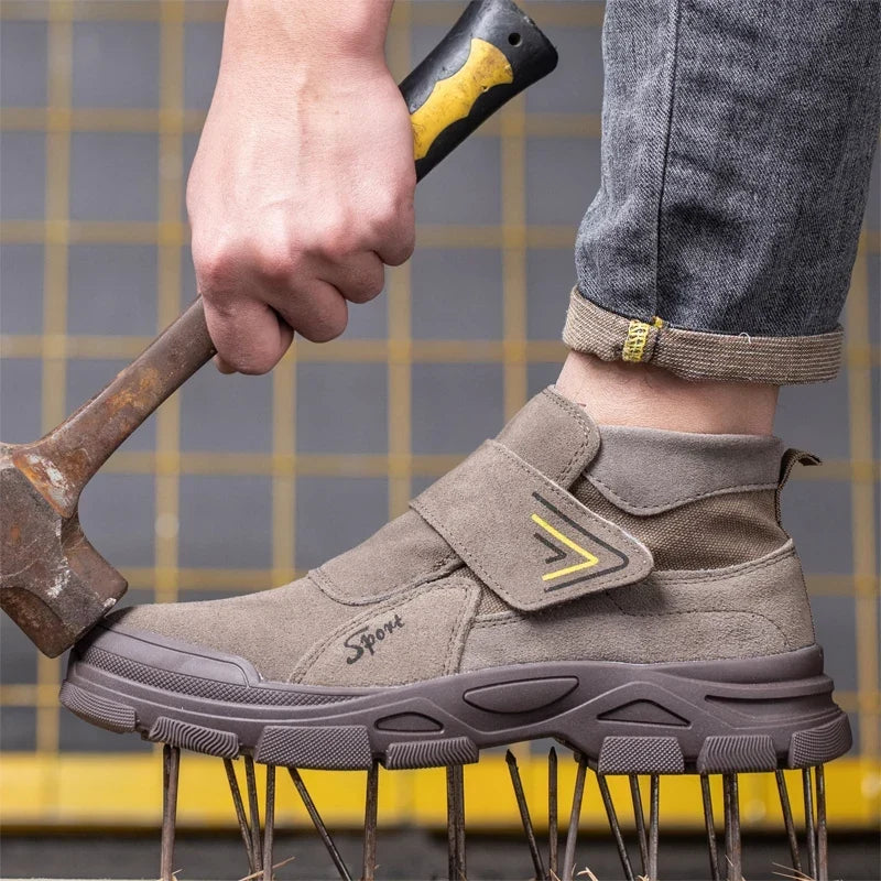 Chaussures de Sécurité pour Hommes - Anti-Choc, Anti-Perforation, Anti-Feu