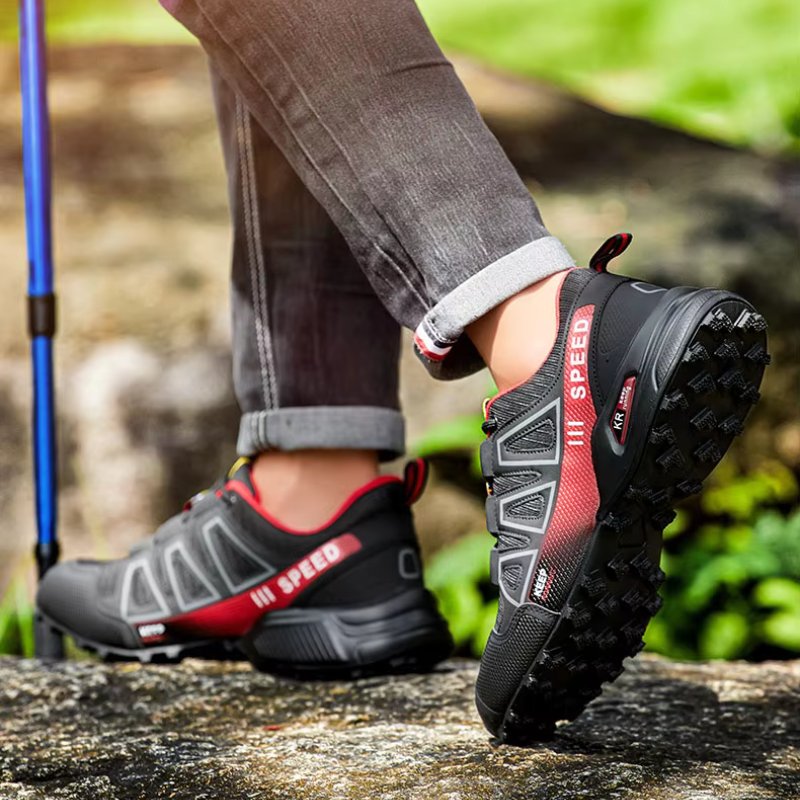 OrthoTrail - Chaussures Marche Confort Orthopédique - Adhérence Parfaite