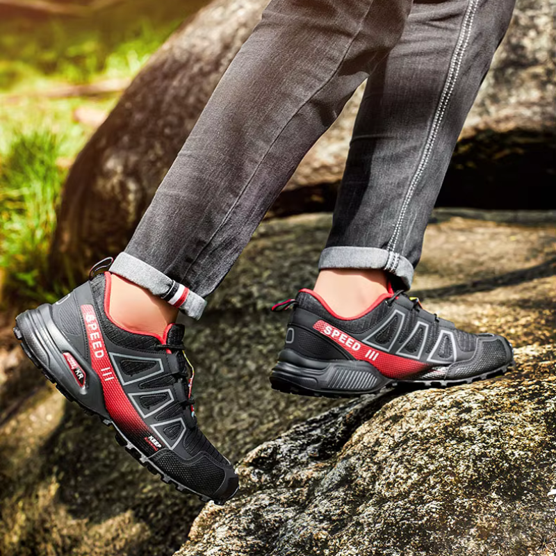 OrthoTrail - Chaussures Marche Confort Orthopédique - Adhérence Parfaite