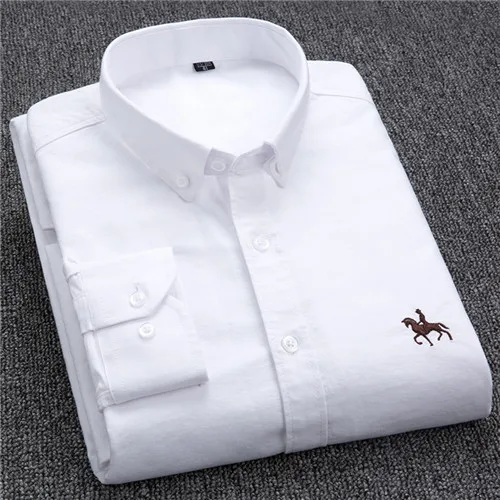 Chemise Classique Rayée - Élégante avec Broderie