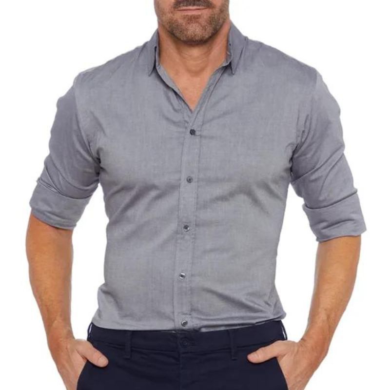 Chemise d'Automne Élégante pour Hommes - Confort Sans Repassage