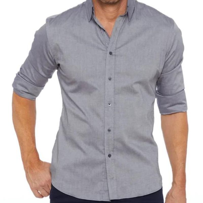 Chemise d'Automne Élégante pour Hommes - Confort Sans Repassage