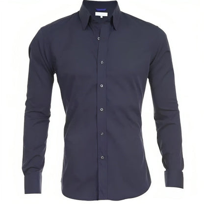 Chemise d'Automne Élégante pour Hommes - Confort Sans Repassage