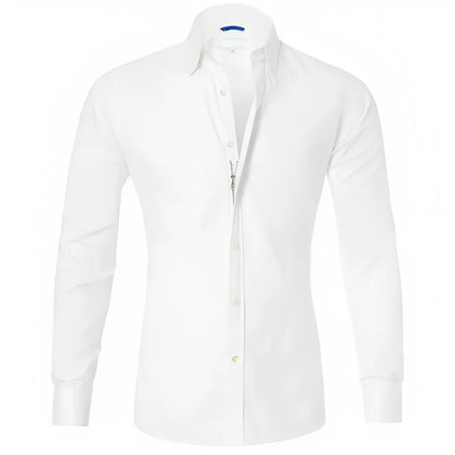 Chemise d'Automne Élégante pour Hommes - Confort Sans Repassage