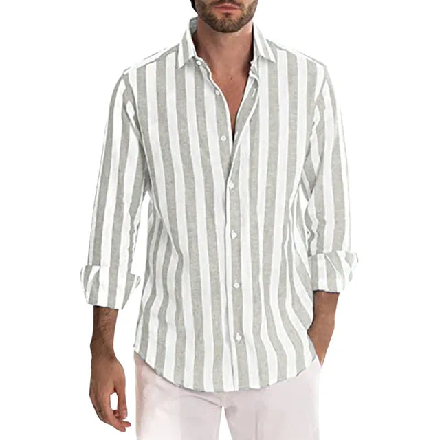 Chemise Décontractée pour Hommes - Style Élégant et Confortable