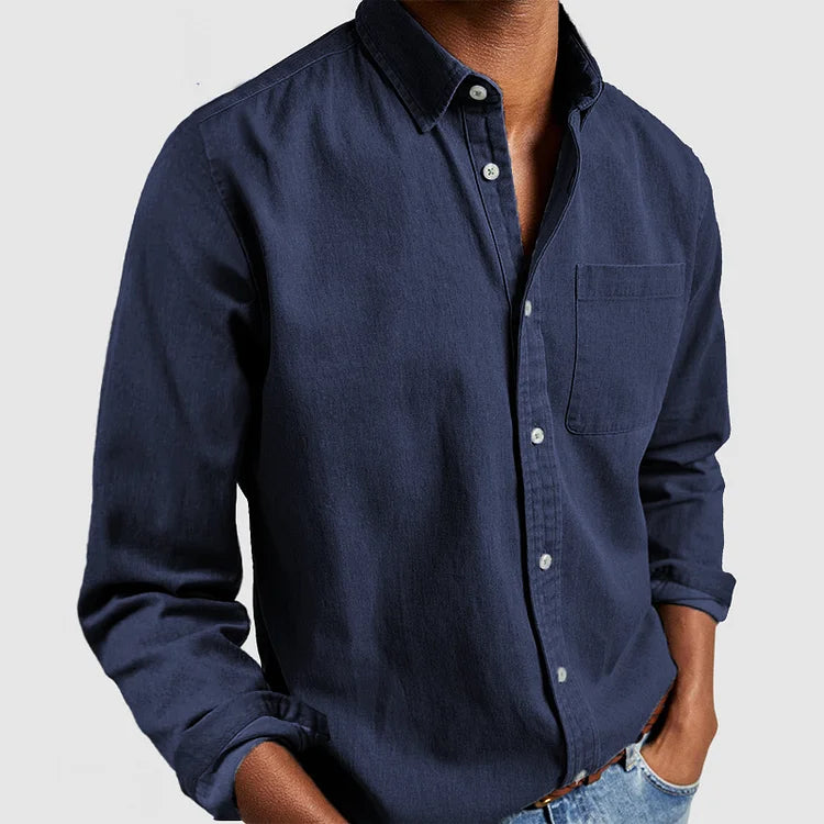 Chemise Homme Gualtiero - Respirante & Col Mao