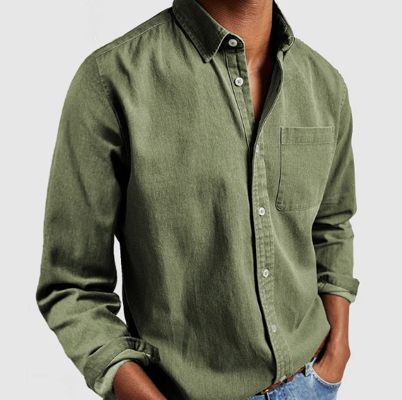 Chemise Homme Gualtiero - Respirante & Col Mao