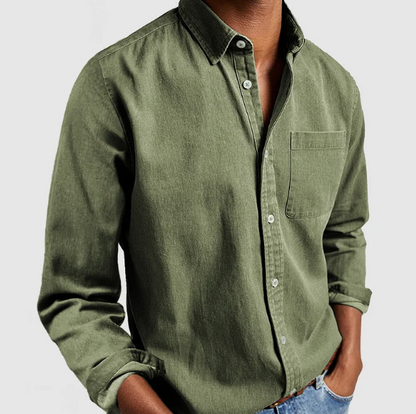 Chemise Homme Gualtiero - Respirante & Col Mao