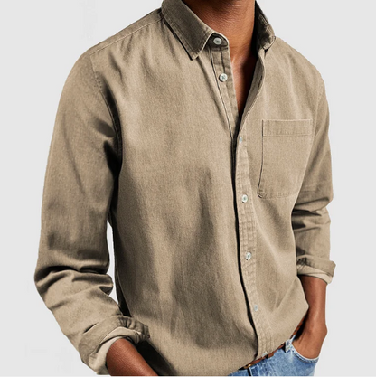 Chemise Homme Gualtiero - Respirante & Col Mao