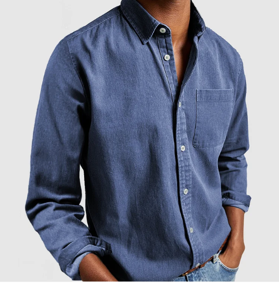 Chemise Homme Gualtiero - Respirante & Col Mao