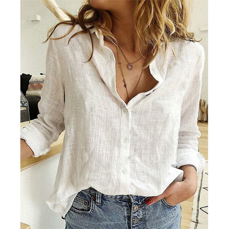 Chemise Élégante pour Femmes à Col – Confort Toute l'Année