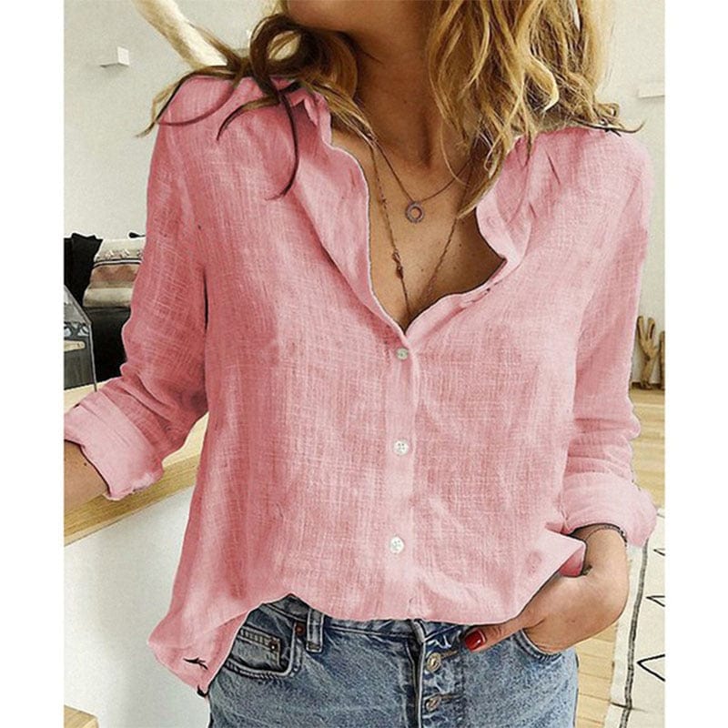 Chemise Élégante pour Femmes à Col – Confort Toute l'Année