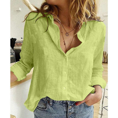 Chemise Élégante pour Femmes à Col – Confort Toute l'Année