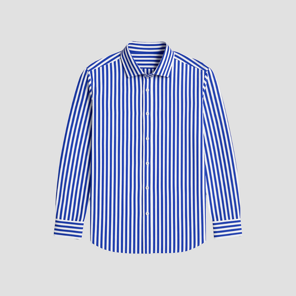 Chemise Rayée Homme - Élégance Intemporelle et Confort
