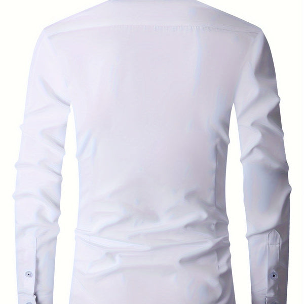 Chemise Stretch pour Hommes – Style Moderne & Confort