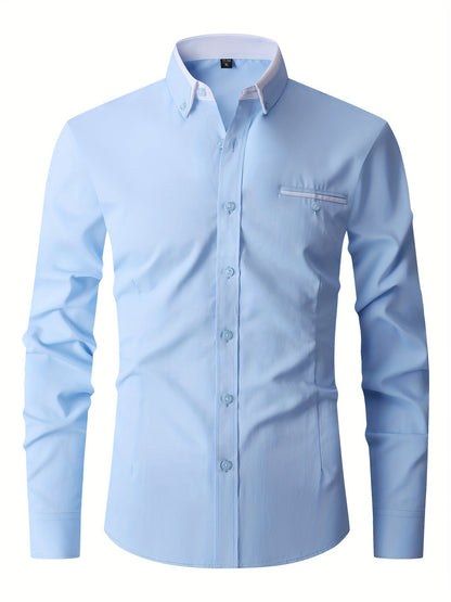 Chemise Stretch pour Hommes – Style Moderne & Confort