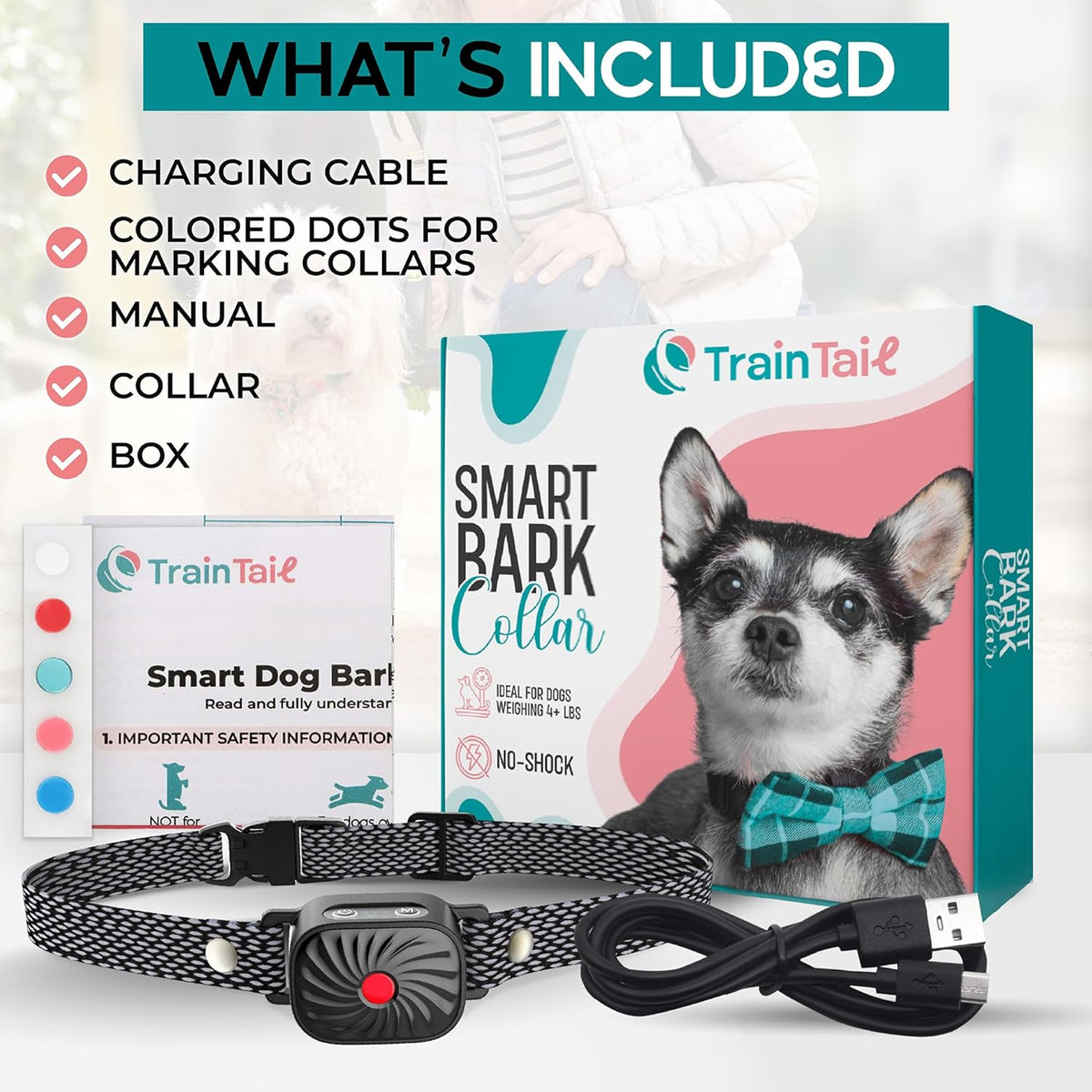 Collier Anti-Aboiement - PetSilence - Solution Douce pour Chien