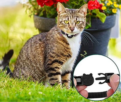 Collier GPS pour chats - Sécurité Réfléchissante et Confort