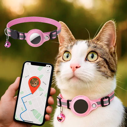 Collier GPS pour chats - Sécurité Réfléchissante et Confort