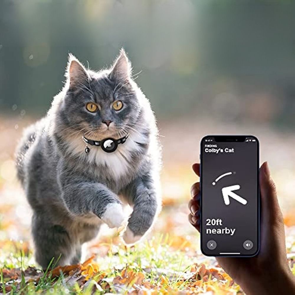 Collier GPS pour chats - Sécurité Réfléchissante et Confort