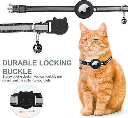 Collier GPS pour chats - Sécurité Réfléchissante et Confort