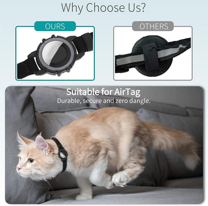 Collier GPS pour chats - Sécurité Réfléchissante et Confort
