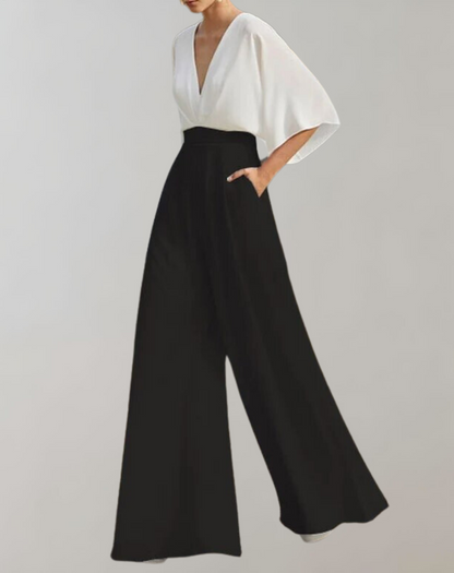 Combinaison Fluide Papillon Femme - Élégance Moderne