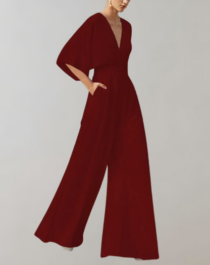 Combinaison Fluide Papillon Femme - Élégance Moderne