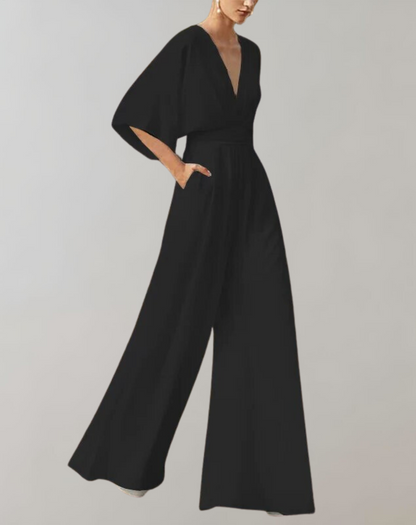 Combinaison Fluide Papillon Femme - Élégance Moderne