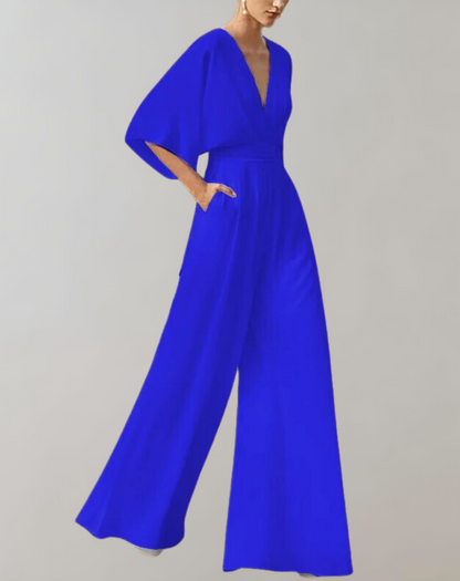 Combinaison Fluide Papillon Femme - Élégance Moderne
