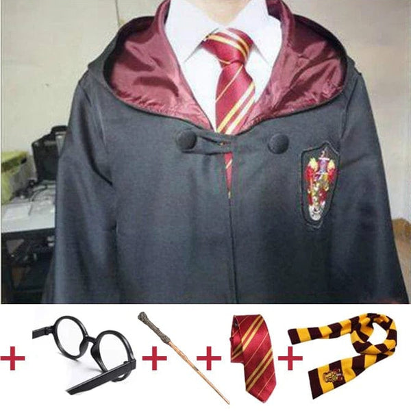 Déguisement Harry Potter - Costume Sorcier - Accessoires Inclus